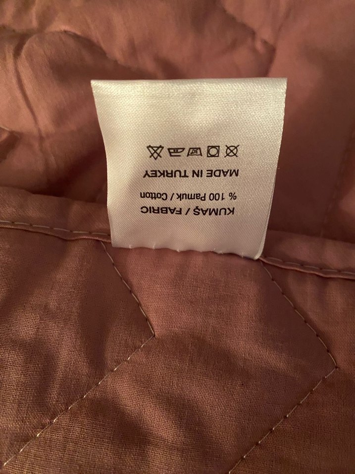 Pastel Pembe Düz Yatak Örtüsü - Görsel 4