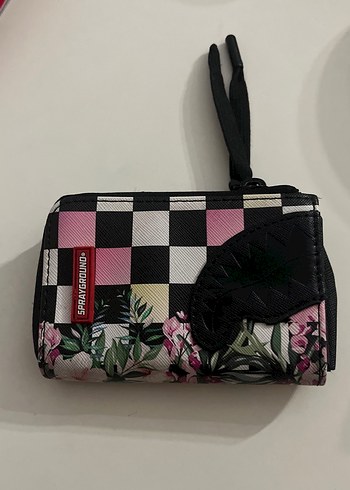 Diğer Cicekli Kareli Sprayground Mini Canta