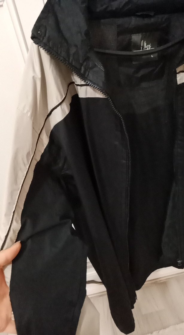 Gri Erkek Spor Yağmurluk - Görsel 4