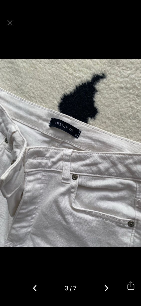 Trendyol beyaz jean - Görsel 3