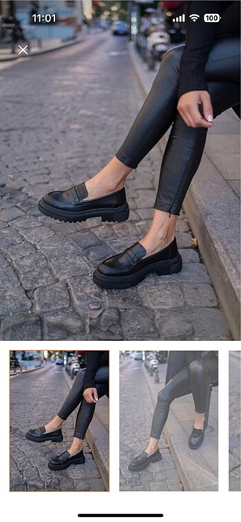 Kadın loafer ayakkabı