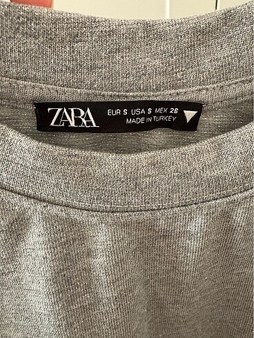 s Beden Zara metal iplli tshirt