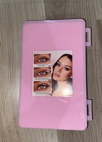  Beden Koyu Pembe Sahte Kirpik Seti DIY Lash