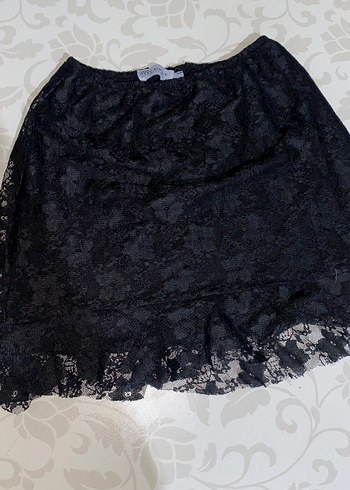 Dantel Detaylı Siyah elbise - Görsel 3