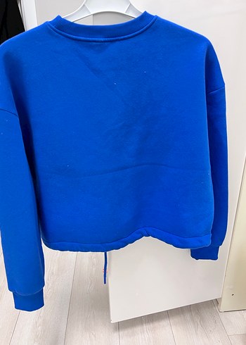 Trendyol & Milla Mavi Bisiklet Yaka Kadın Sweatshirt