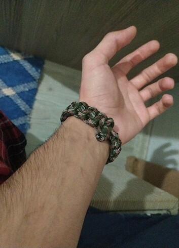 Paracord ip gaddar bileklik