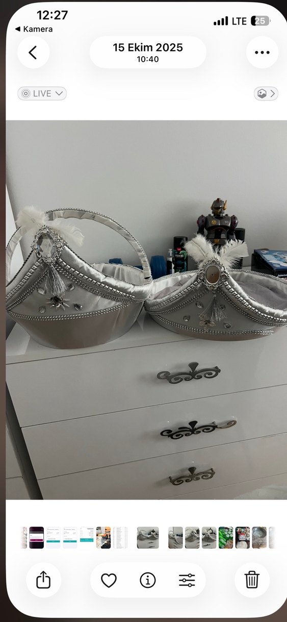 Sünnet sepetı kına tepsısı - Görsel 4