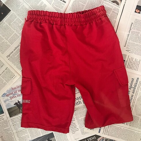 Nike Nike şort y2k vintage kırmızı 40 beden eşofman altı