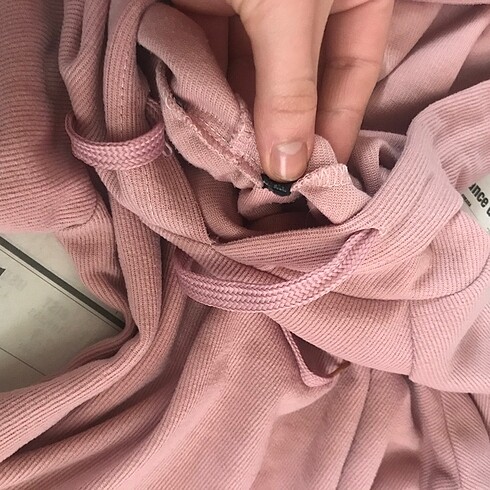 Trendyol & Milla Pembe sweatshirt vintage y2k kapüşonlu hoodie