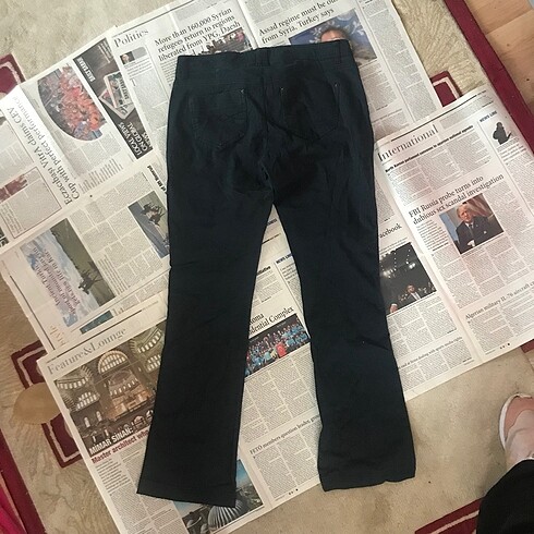 42 Beden Lacivert pantolon vintage y2k