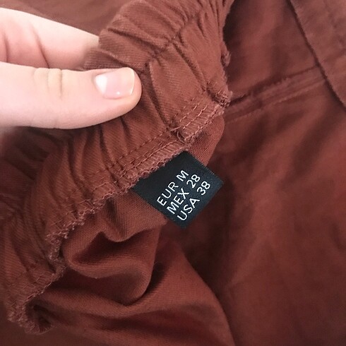 38 Beden turuncu Renk Vintage y2k şort mini etek turuncu kahverengi