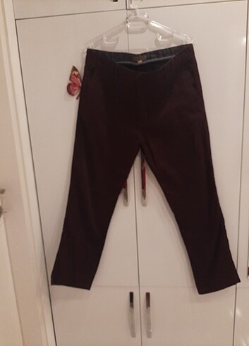 36 Beden bordo Renk Koton chino bordo pantolon