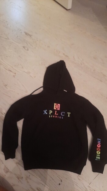 Kapsonlu çocuk sweatshirt 