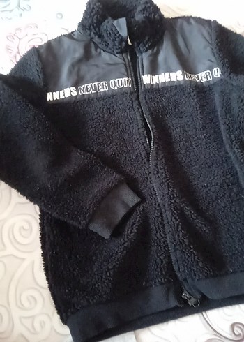 Siyah Erkek Çocuk Polar Ceket