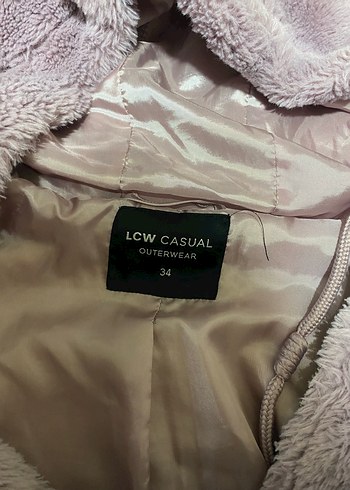 Mor Peluş Kadın Ceket Kapüşonlu - Görsel 4