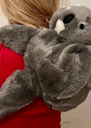 Gri Koala Peluş sırt çantasi - Görsel 3