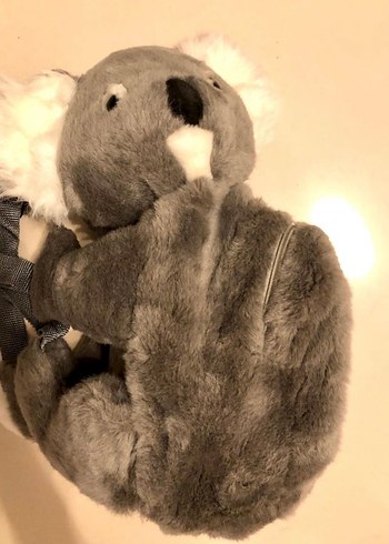 Gri Koala Peluş sırt çantasi - Görsel 6