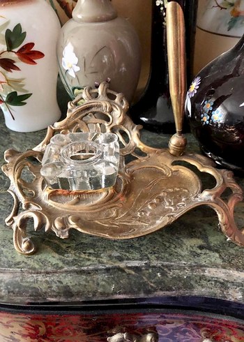 Antika 19 yy fransiz pirinc hokka - Görsel 2