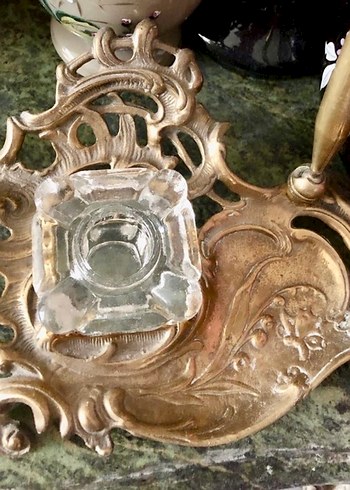 Antika 19 yy fransiz pirinc hokka - Görsel 4