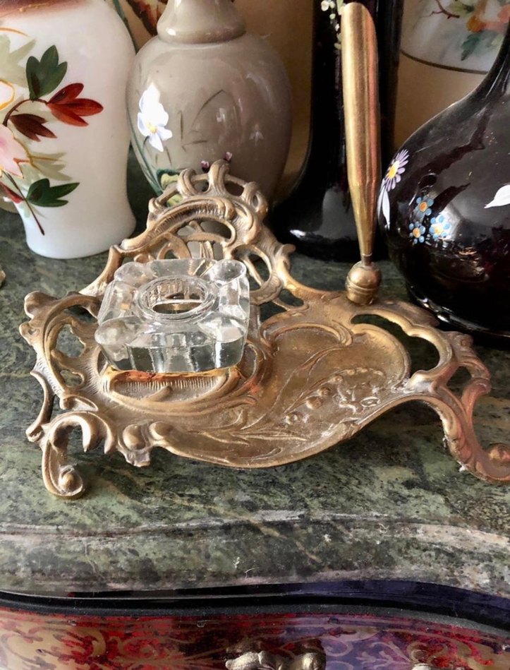 Antika 19 yy fransiz pirinc hokka - Görsel 2