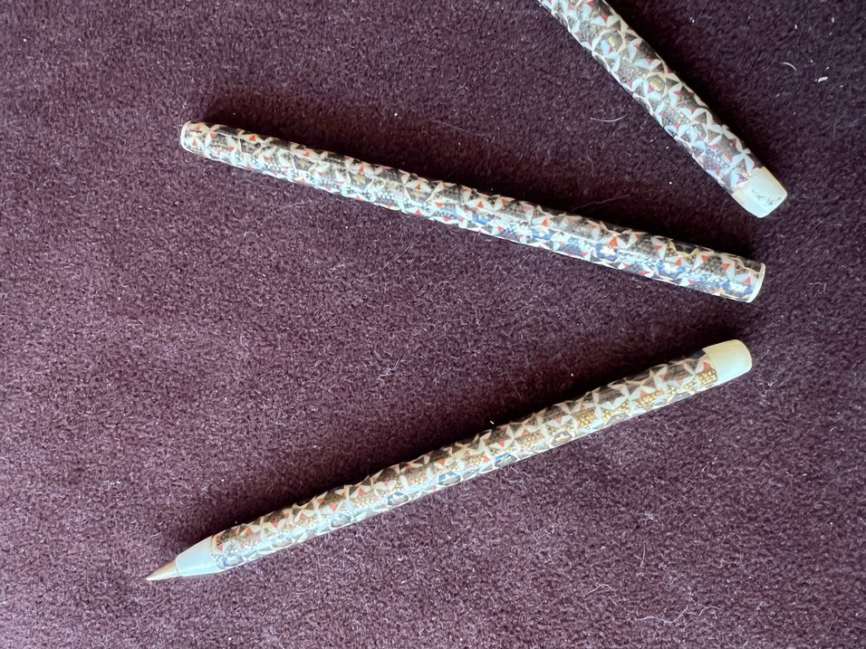 Tamamen el yapimi kalemler - Görsel 5