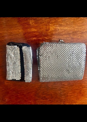 Vintage Parlak Yılan Desenli Metal Kadın Portföy Çanta - Görsel 2