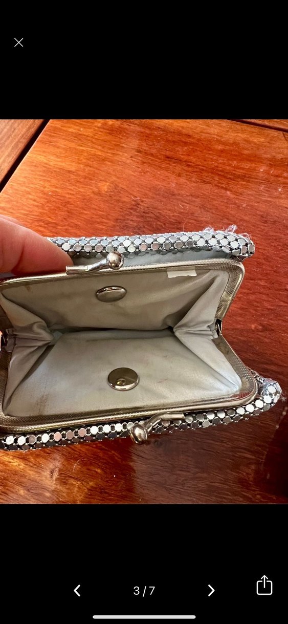 Vintage Parlak Yılan Desenli Metal Kadın Portföy Çanta - Görsel 3