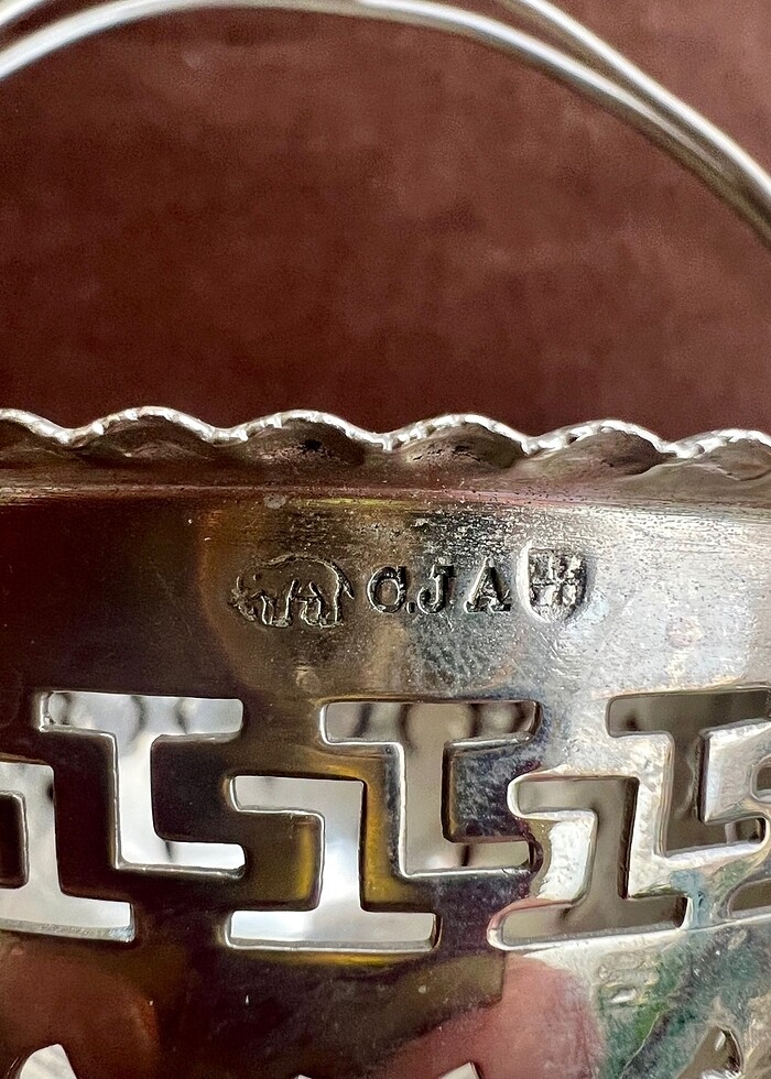 Antika ingiliz damgali gumus kaplama - Görsel 2