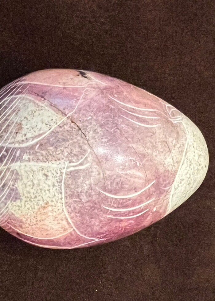 Afrika gercek tas oyma,boyama - Görsel 3