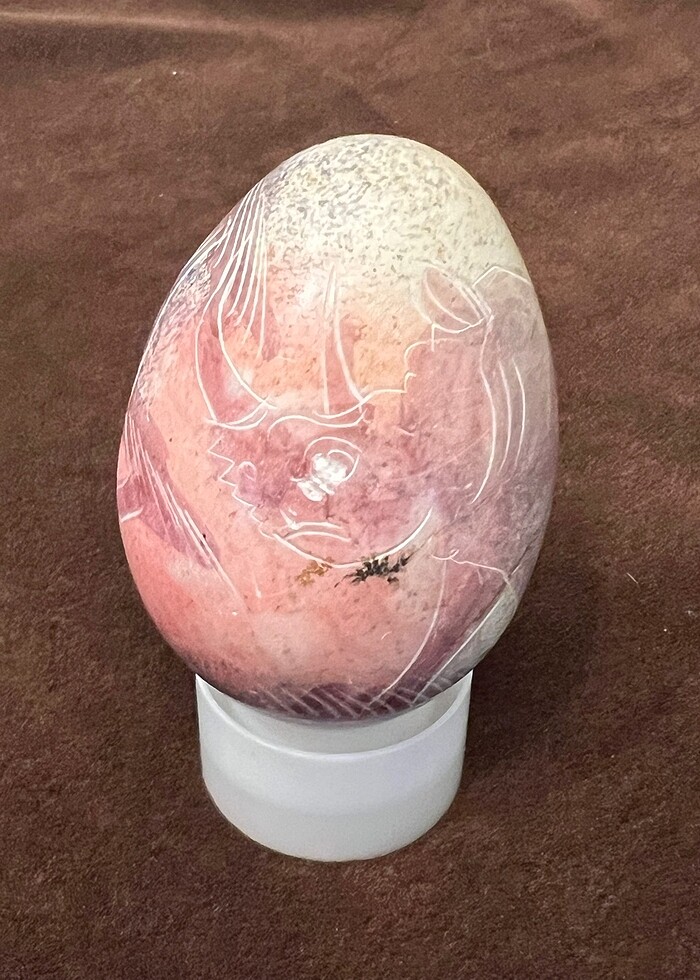 Afrika gercek tas oyma,boyama - Görsel 2