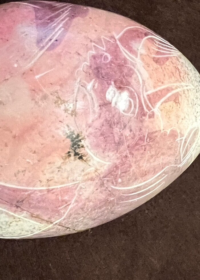 Afrika gercek tas oyma,boyama - Görsel 4