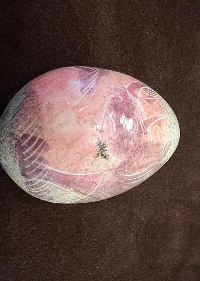 Afrika gercek tas oyma,boyama - Görsel 5