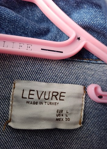 Diğer Düğmeli Mavi Midi Boy Kadın Denim Ceket