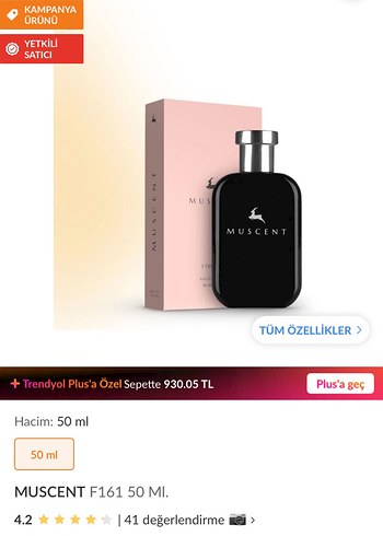 MUSCENT Kadın Parfümü F161 50 ml - Görsel 3