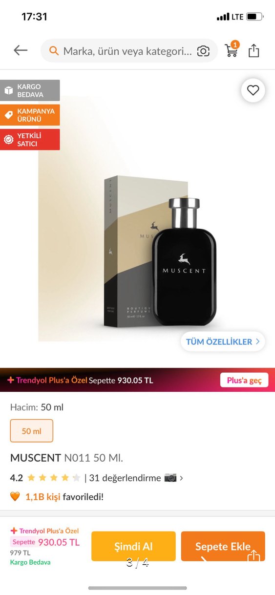 MUSCENT No11 Kadın Parfümü 50 ml - Görsel 3