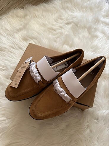 37 Beden Mango Loafer Ayakkabı