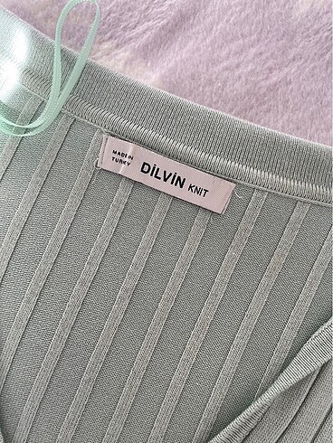 Dilvin dilvin knit yarim kol üst