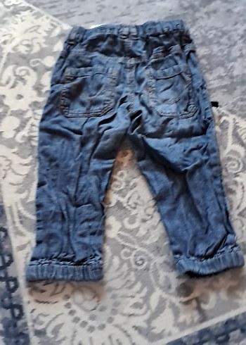 H&M Erkek Çocuk Bol Kesim Mavi Denim Pantolon