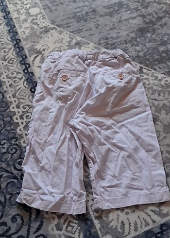 H&M Bej Rahat Kesim Erkek Keten Şort