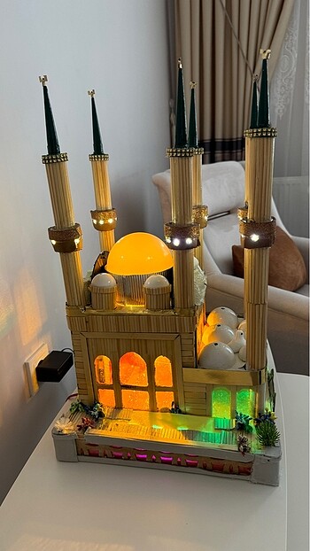 Tasarımcı El yapımı maket camii sanatı