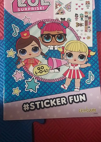 LOL Surprise Sticker Fun Çocuk kitap.yeni ingilizce
