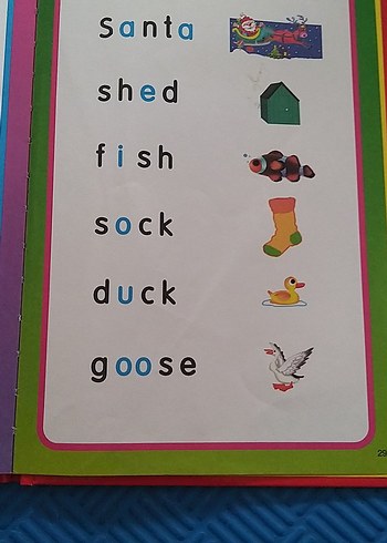  Beden Renk My Phonics.. fonetik İngilizce okumayı öğrenmeye yardımcı olur