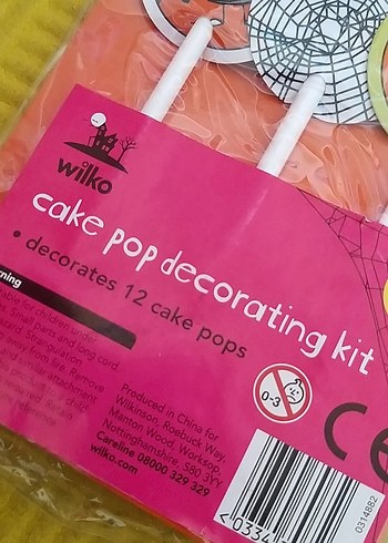 Cadılar Bayramı kek pop dekorasyon seti - Görsel 2