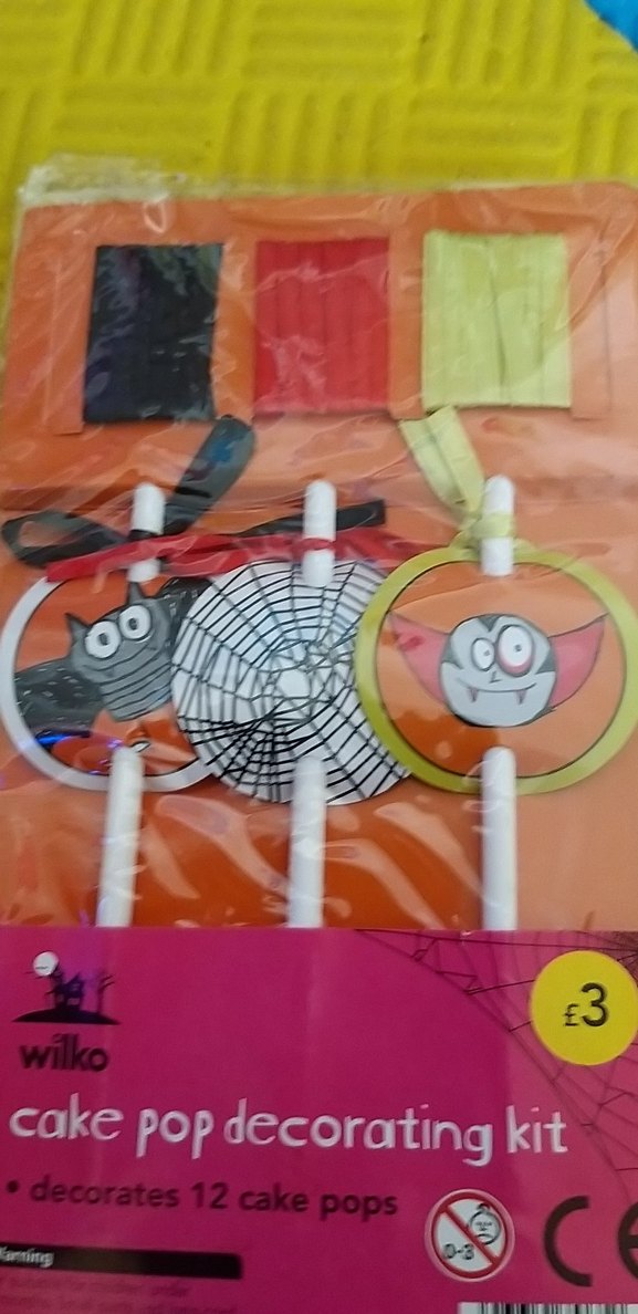 Cadılar Bayramı kek pop dekorasyon seti - Görsel 3