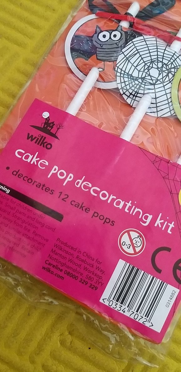 Cadılar Bayramı kek pop dekorasyon seti - Görsel 2
