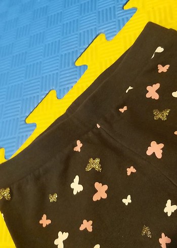 Kelebek Desenli Kız Tayt 8-9 yaş - Görsel 3