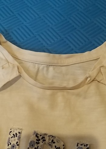 Kız Çocuk beyaz Uzun Kollu Baskılı Tişört 8-9 yaş - Görsel 5