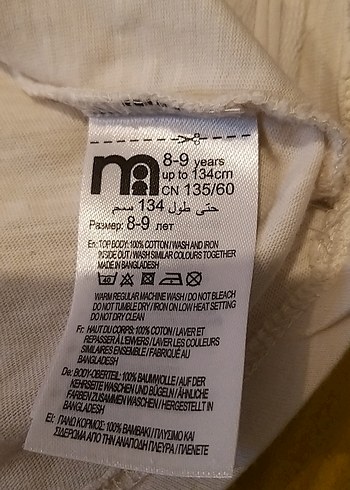 Kız Çocuk beyaz Uzun Kollu Baskılı Tişört 8-9 yaş - Görsel 6