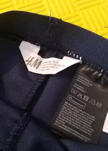 Kız Çocuk Lacivert Denim Tayt h&m 9- 10 yaş - Görsel 5