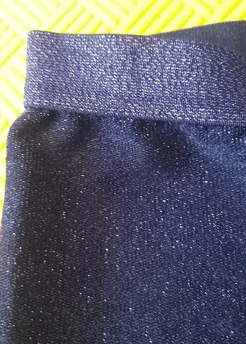 Kız Çocuk Lacivert Denim Tayt h&m 9- 10 yaş - Görsel 4